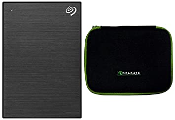 Seagate Backup Plus Portable 5 TB External Hard Drive HDD – Black USB 3.0 for PC Laptop   SG HDD Shockproof Case/Cover for Seagate Portable Hard Drive and 3 Years Rescue Services