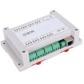 Ethernet RJ45 TCP/IP Relay Remote Control Controller Network Web Server 8 Channels Relay Module Board 250V/AC 10A with Case(White)