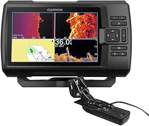 GARMIN(ガーミン) STRIKER Vivid 7sv GPSアンテナ内蔵 7インチCHIRP魚探 日本語メニュー対応 GT54UHD-TM振動子セット