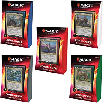 Magic The Gathering Ikoria: Lair of Behemoths Commander Decks | All 5 Decks | 20 Foil Legendary Creatures (C74210000)