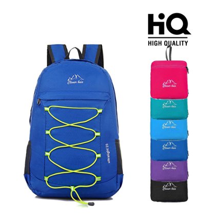 Backpack Foldable Backpack Ultra Lightweight Outdoor Water Resistant Foldable & Packable Hiking Backpack 25L For Travel Champing Hiking School And Sports