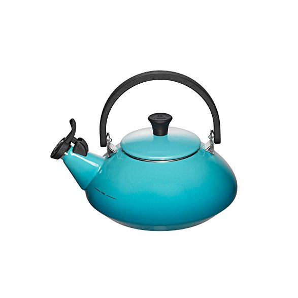 Le Creuset Enamel-on-Steel Zen 1-2/3-Quart Teakettle, Caribbean