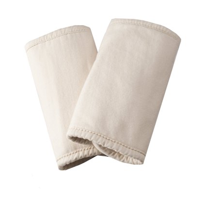 Ergobaby TPONPNL Organic Cotton Fabric Teething Pads, Natural