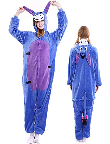 Adult Onesie Animal Pajamas Unisex Kigurumi Costume Halloween Cosplay Sleepwear