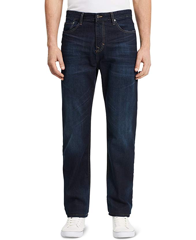 Calvin Klein Men's Relaxed Straight Fit Denim Jeans