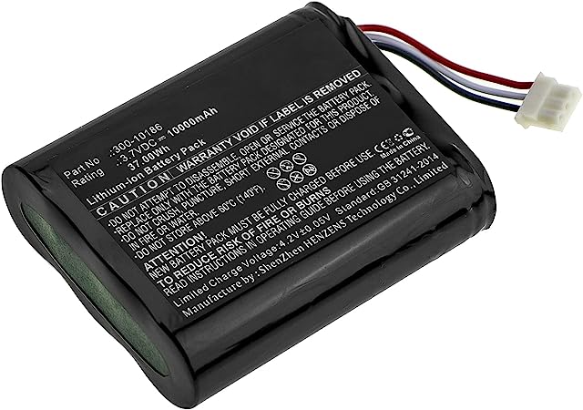 Synergy Digital Alarm System Battery, Compatible with ADT ADT5AIO Alarm System, (Li-ion, 3.7V, 10000mAh) Ultra High Capacity, Replacement for Honeywell 300-10186 Battery