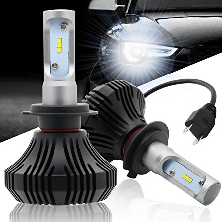 H7 Led Headlight Bulbs, Autofeel S7 84W 8000LM 6500K Cool White All-in-One Conversion Kit with CREE Chips -2 Year Warranty