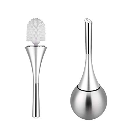 Uten Toilet Brush Holder Stainless Steel Toilet Bowl Brush for Cleaning