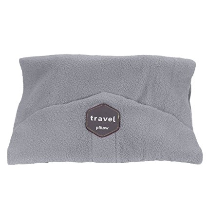 Cloris Travel Pillow - Scientifically Proven Super Soft Neck Support Travel Pillow - Machine Washable (grey)