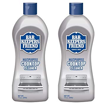 Bar Keepers Friend Multipurpose Ceramic and Glass Cooktop Cleaner | 13-Ounces | 2-Pack