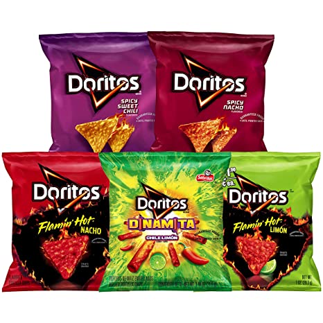 Doritos Hot & Spicy Mix Variety Pack, (40 Pack)