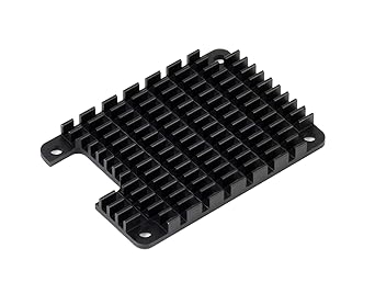 waveshare Aluminum Heatsink for Raspberry Pi Compute Module 4 CM4 & Based Board, Notched for Antenna Section, Corrosion/Oxidation Resisting, Fast Heat Dissipation