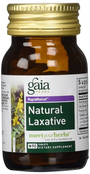 Gaia Herbs Natural Laxative, 90 Tabs