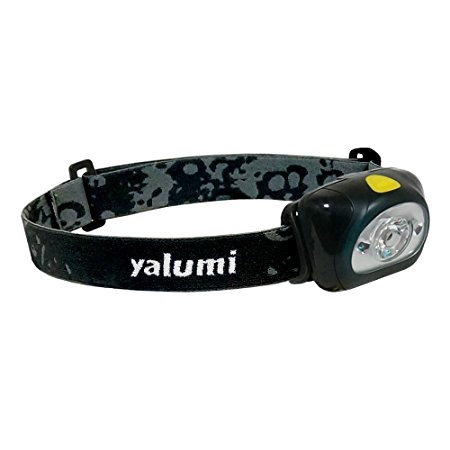 Enhanced Compact LED Headlamp yalumi Spark Dual, Elegant design and Fine making, Lightweight 2.7 oz, for camping, running and hiking, 105 lumens, 3 Energizer AAA Batteries Included, Water resistantup to 90-Meter, Advanced Optics, 1.5X Brightness, Long Battery Life; For Hiking, Running and Camping