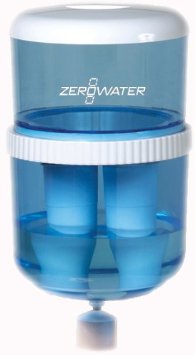 ZeroWater ZJ-003 Filtration Water Cooler Bottle with Electronic Tester Filters Included