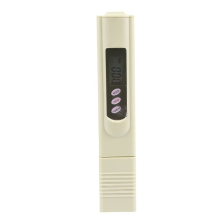 Teika Digital TDS Meter with Carrying Case Extra Temperature Button 0-9990ppm TDS Measurement Range -2 Accuracy 1ppm Resolution for Pool Fish Pond Water Quality Testing