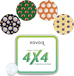 Kovoq Para Parches Pegajosos Para Sensores Freestyle Libre 3, 16 Fundas de Sensores Impermeables de Color Para Niños, Mujer, Hombre, Cinta de Sensores. Patrón Esférico