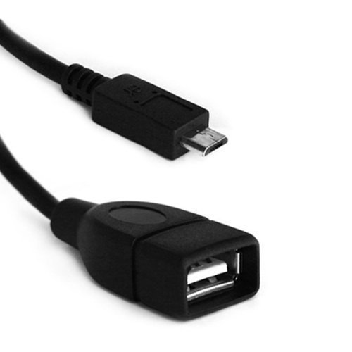 iZKA® - HUDL Micro USB Host OTG Cable - Micro USB B/Male to USB2.0 A/Female OTG Host Cable For Tesco HUDL 7" inch Tablet