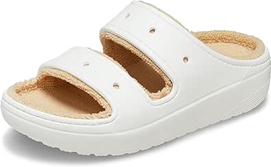 Crocs Unisex-Adult Classic Cozzzy Towel Sandals | Fuzzy Slippers Slide