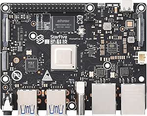 Waveshare VisionFive2 RISC-V Single Board Computer, StarFive JH7110 Processor with Integrated 3D GPU, 8GB Memory, Without WiFi Module