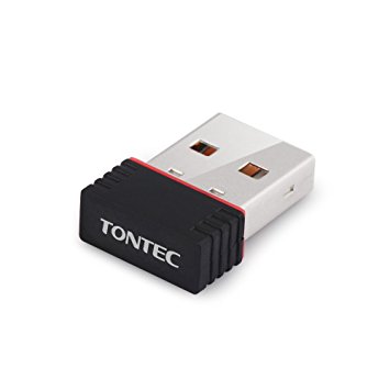 Tontec 150Mbps 11n USB Wifi Dongle Adapter for Raspberry Pi/Windows /Mac OS
