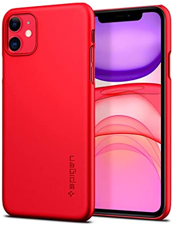 Spigen Thin Fit Designed for Apple iPhone 11 Case (2019) - Red