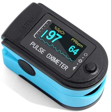 Yucen Digital Finger Oximeter With Alarm Setting OLED Display Carry Case SPO2 Oxygen Sensor And Pulse Rate Monitor