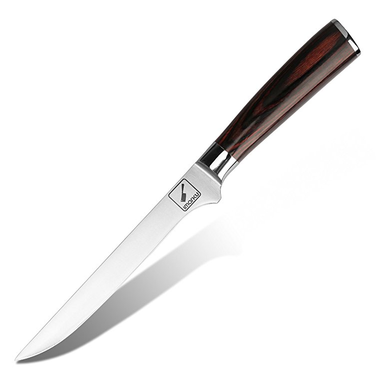 iMarku Professional 6-Inch Boning Knife, German High Carbon Stainless Steel Kitchen Knives
