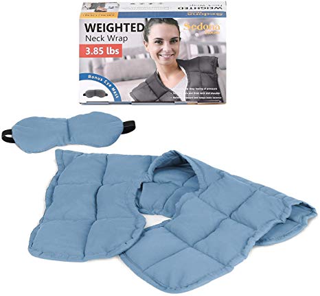 SEDONA HOUSE Blue Weighted Shoulder and Neck Wrap