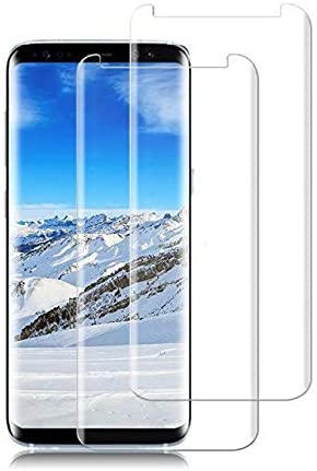 [2 - Pack] Samsung Galaxy S8 Tempered Glass Screen Protector with Camera Lens Tempered Glass Protector,9H Hardness,Anti-Fingerprint,Ultra-Clear,Bubble Free Screen Protector Compatible S8