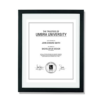 Umbra Document Frame, 13-by-16-Inch, Black