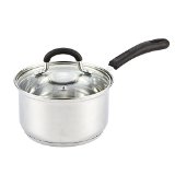 Cook N Home Stainless Steel Cookware 2 Quart Sauce Pan with Lid