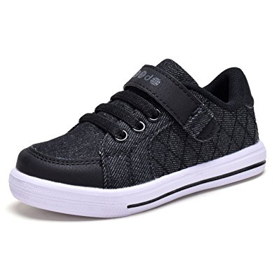 COODO Boys Girls Velcro Sneakers Toddler Kids Walking Running Sports Shoes