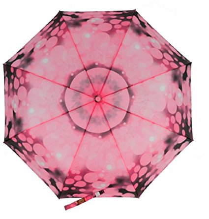 AimTrend Compact Automatic Folding Umbrella with Wrist Band