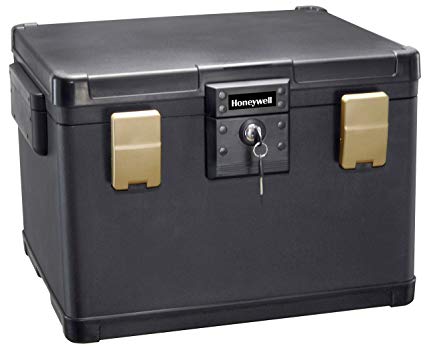 Honeywell Safes & Door Locks 1112 Honeywell Safe Box, Black
