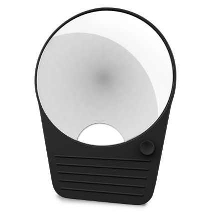 Bryt 10x Lighted Vanity Mirror for Shower, Bathroom or on the Go