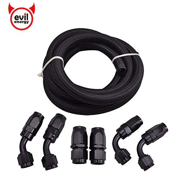 EVIL ENERGY 10AN Nylon Braided CPE Fuel Line Kit 10FT