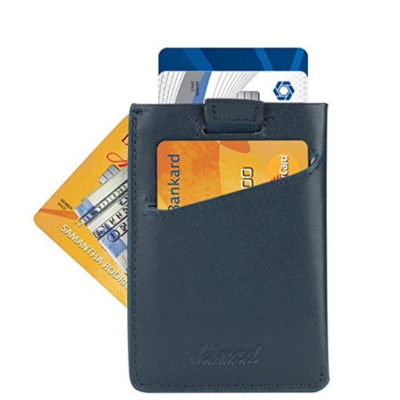 Minimalist Wallet, RFID Blocking Sleeves Credit Card Holder, Front Pocket Wallet