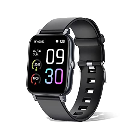 Smart Watch for Android Phones Fitness Tracker with Heart Rate Blood Oxygen Blood Pressure Sleep Monitor 1.69 inches Touch Screen IP68 Waterproof Smart Watch