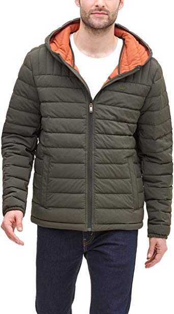 Dockers Men's The Liam Smart 360 Flex Stretch Quilted Hooded Puffer Jacket