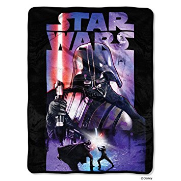 Lucas Films Star Wars, Darth Night Micro Raschel Throw-by The Northwest Company, 46 by 60"