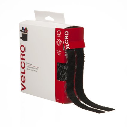 VELCRO Brand - Sticky Back - 15 x 34quot Tape - Black