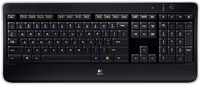 Logitech Wireless Illuminated Keyboard K800