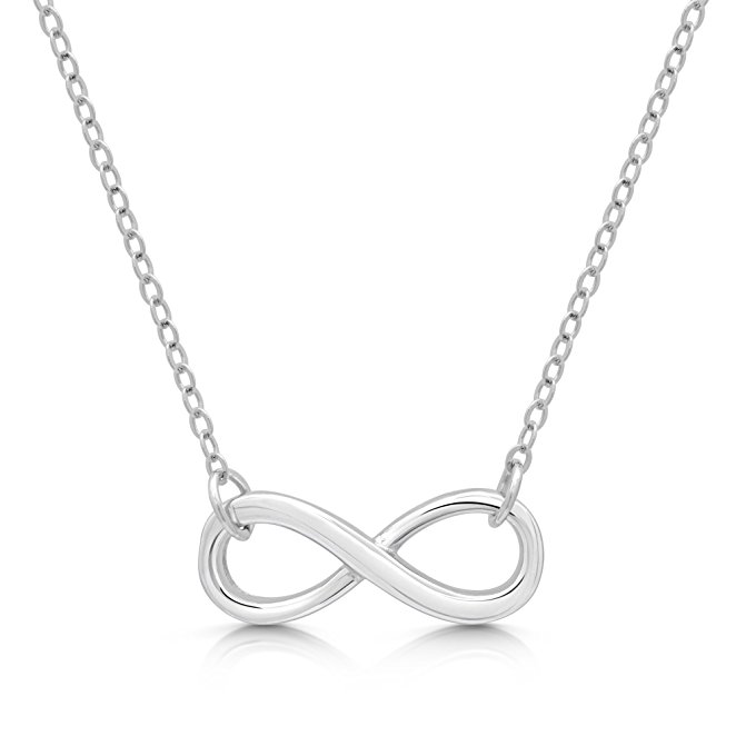 Infinity Necklace .925 Sterling Silver