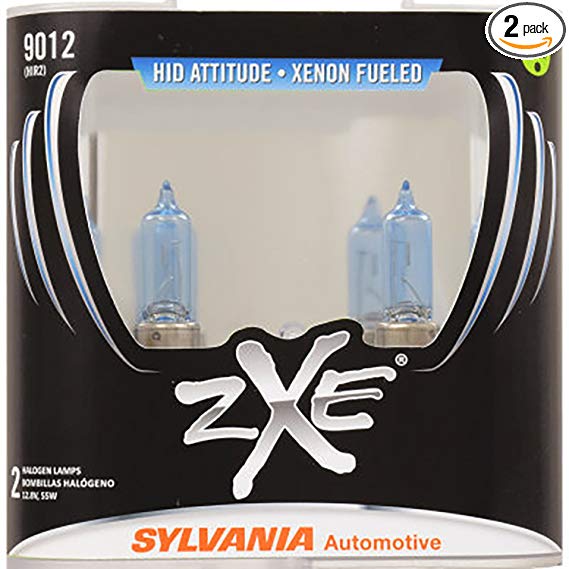 SYLVANIA 9012 SilverStar zXe Halogen Headlight Bulb, (Contains 2 Bulbs)