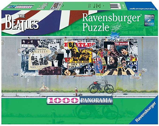 Ravensburger Beattles Anthology Wall 1000 Piece Jigsaw Puzzle for Adults - Every Piece is Unique, Softclick Technology Means Pieces Fit Together Perfectly