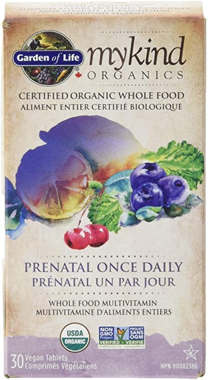 Garden of Life mykind Organics Prenatal Once Daily - 30 Vegan Tablets