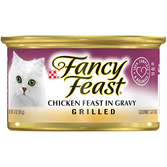 Fancy Feast Grilled Chicken Feast In Gravy Cat Food 3 oz