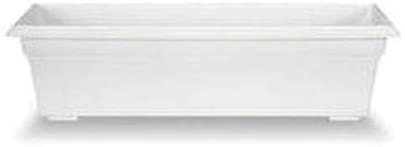 Countryside Flower Box Planter, White, 24-Inch