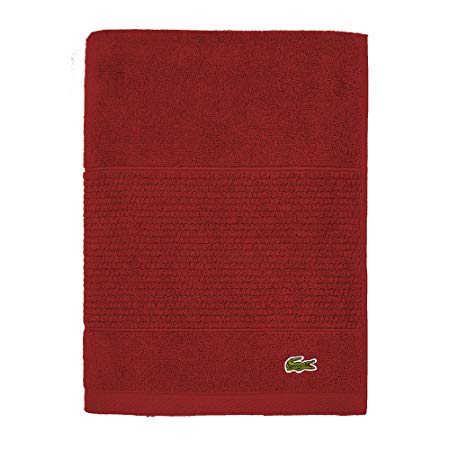 Lacoste Legend Towel, 100% Supima Cotton Loops, 650 GSM, 30"x54" Bath, Formula 1